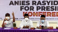 Nama Anies hampir selalu berada di posisi tiga besar beberapa hasil survei elektabilitas capres 2024.