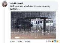 fotoinet kocak Ledek-ledekan Banjir Antar Negara, Ada Indonesia Juga