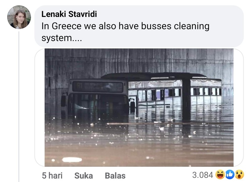 fotoinet kocak Ledek-ledekan Banjir Antar Negara, Ada Indonesia Juga