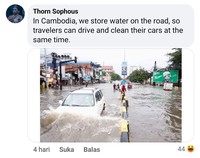 fotoinet kocak Ledek-ledekan Banjir Antar Negara, Ada Indonesia Juga