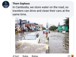 Ngakak Ledek-ledekan Banjir Antar Negara, Ada Indonesia Juga