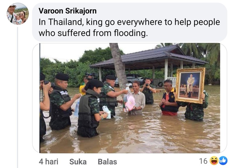 fotoinet kocak Ledek-ledekan Banjir Antar Negara, Ada Indonesia Juga