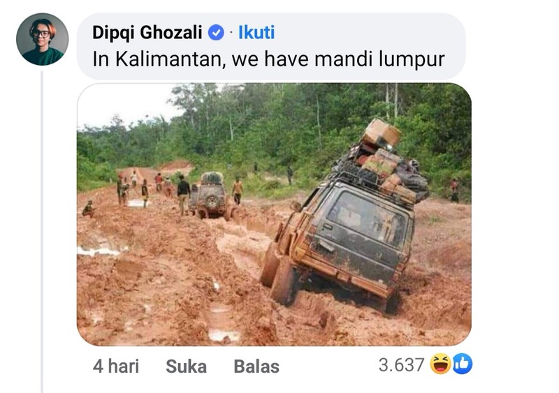 fotoinet kocak Ledek-ledekan Banjir Antar Negara, Ada Indonesia Juga