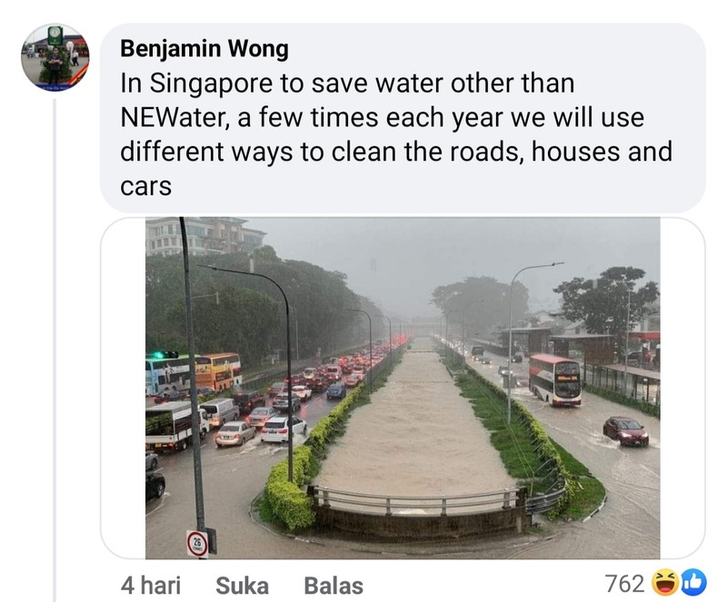 fotoinet kocak Ledek-ledekan Banjir Antar Negara, Ada Indonesia Juga