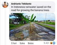 fotoinet kocak Ledek-ledekan Banjir Antar Negara, Ada Indonesia Juga