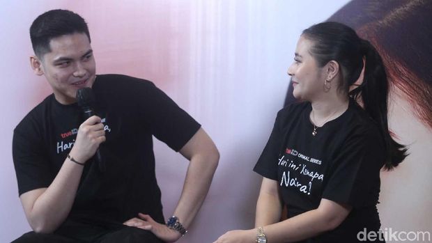 Irzan Faiq dan Prilly Latuconsina saat ditemui di kawasan Kemang.