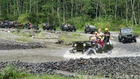 Saat ini sudah ada ratusan armada jip yang beroperasi. (Jauh Hari Wawan S/detikcom)