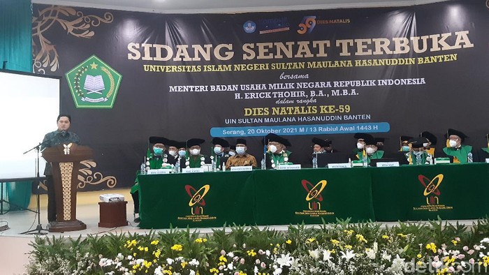 Menteri BUMN Erick Thohir Kunker ke Banten