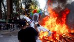 Toko Dijarah dalam Demo Anti Pemerintah di Chili