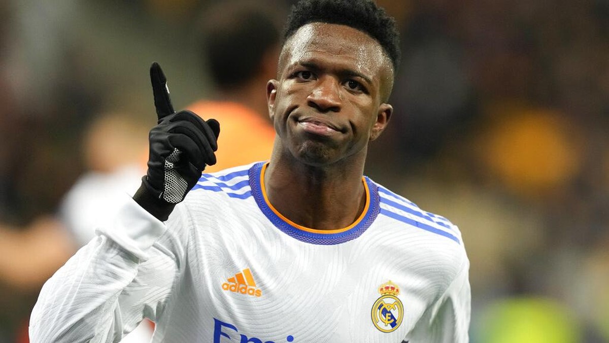 Winger Real Madrid, Vinicius Junior. (Foto: Efrem Lukatsky/AP)