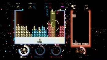 Yang kedua, mesti coba Tetris Effect. Rasakan sensasi bermain game strategi Tetris Effect di dimensi berbeda. Foto: (dok Nintendo).