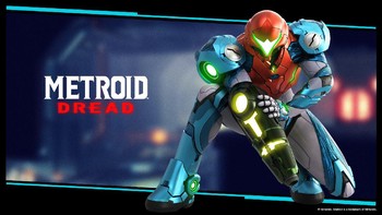 Rekomendasi pertama adalah Metroid Dread. Desain visual latar belakang dari Metroid Dread dapat dimaksimalkan dengan baik oleh Nintendo Switch OLED. Foto: (dok Nintendo).