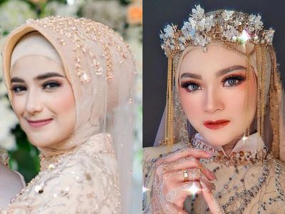 7 Adu Gaya Hijab Istri Ridho dan Rizki DA yang Parasnya Disebut Mirip