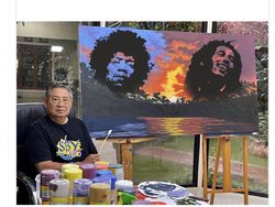 Kreativitas Netizen +62 Kagumi Lukisan Langit Senja SBY