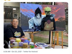 Kreativitas Netizen +62 Kagumi Lukisan Langit Senja SBY