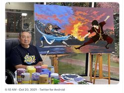 Kreativitas Netizen +62 Kagumi Lukisan Langit Senja SBY