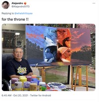 Anime lukisan SBY