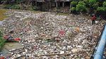 Duh...Sungai Cibanten Serang Dipenuhi Sampah