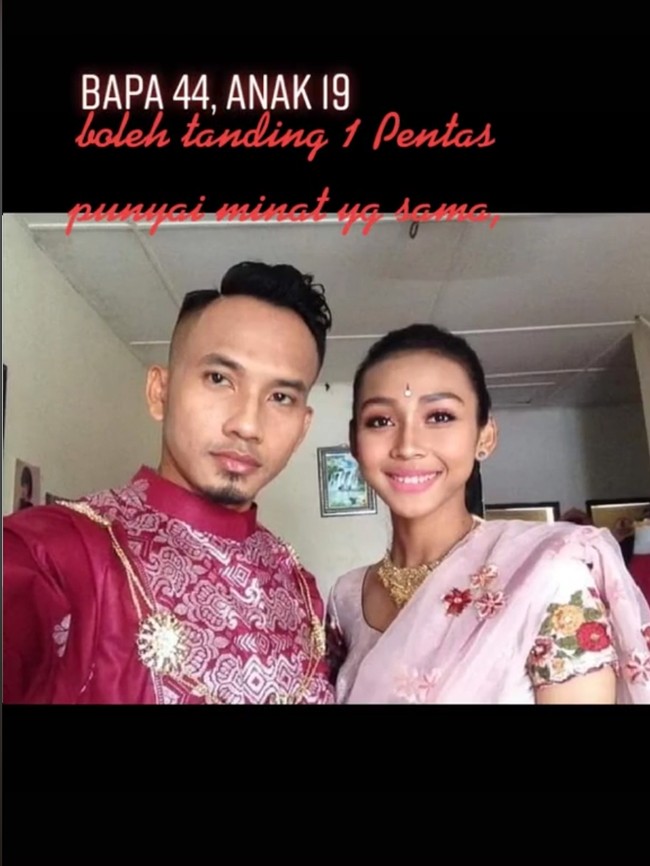 Dalam ajang Mister dan Miss Petite Sarawak 2019, pria yang berasal dari kota Samarahan itu terpilih masuk sebagai Top 10 dan dinobatkan menjadi Mister Photogenic. Sedangkan anaknya berhasil memperoleh juara keempat dan juga dinobatkan sebagai Miss Photogenic. Foto: TikTok/@gmankabaq