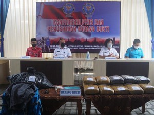 19,3 Kg Ganja Diamankan di Magelang, Pengedar Dikendalikan Napi