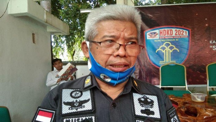 Kepala Divisi Pemasyarakatan Kemenkumham Sultra Muslim. (ANTARA/Harianto)