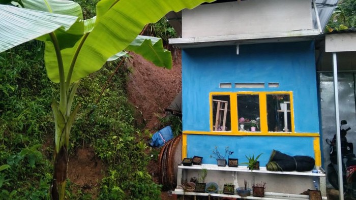 Lokasi tebing longsor di Banjarnegara, 21/10/2021