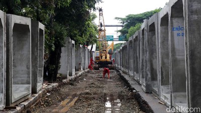Antisipasi Banjir, Gorong-gorong Dibangun di Jakarta Timur