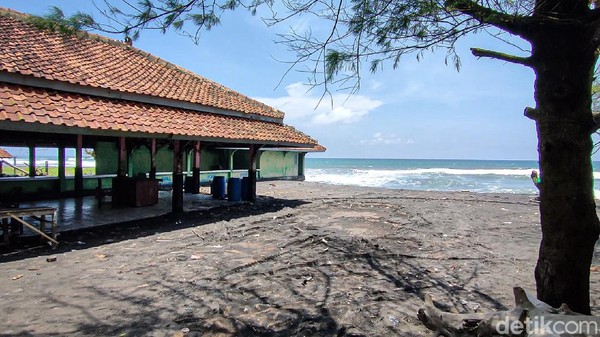 Abrasi yang melanda kawasan Pantai Trisik sudah terjadi sejak dua tahun terakhir. Sebelumnya, jarak TPI dari titik tertinggi pasang berkisar 100 meter. (Jalu Rahman Dewantara/detikTravel) Abrasi yang melanda kawasan Pantai Trisik sudah terjadi sejak dua tahun terakhir. Sebelumnya, jarak TPI dari titik tertinggi pasang berkisar 100 meter. (Jalu Rahman Dewantara/detikTravel)
