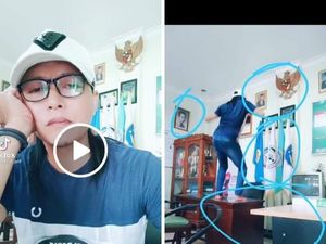 Perangkat Desa Joget TikTok di Meja Kades Berujung Bersihkan Kamar Mandi 3 Bulan