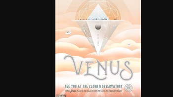 Bisa pula menikmati pemandangan planet Venus dengan kubah di atas awannya seperti ini. Foto: NASA