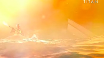 Titana adalah bulan Saturnus yang diselimuti seluruhnya oleh air. Mungkin nanti manusia bisa melancong ke sana dan olahraga kayak seperti ini. Foto: NASA