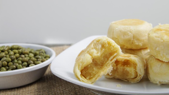 Bakpia, a typical sweet cake from Yogyakarta, Indonesia that made from mung beans
