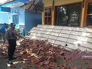 Dampak Gempa Malang, BPBD Kab Blitar Catat 4 Bangunan Rusak