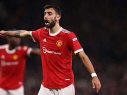 Bruno Fernandes jadi calon kuat untuk jadi kapten MU selanjutnya. Sejauh ini, dirinya merupakan wakil kapten sekaligus pemimpin di lini tengah (Getty Images)