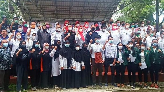 Deklarasi antinarkoba di FIB USU (dok. Istimewa)