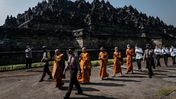 Candi Borobudur merupakan candi Buddha yang ada di Magelang, Indonesia.  (Ulet Ifansasti/Getty Images) Candi Borobudur merupakan candi Buddha yang ada di Magelang, Indonesia.  (Ulet Ifansasti/Getty Images)