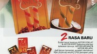 Masih populer hingga kini, wafer roll merek Astor sudah sangat melekat di Indonesia. Bahkan orang tuamu pasti menyebut Astor sebagai sebutan untuk seluruh merek wafer roll. Foto: Instagram/sampoelmadjalah