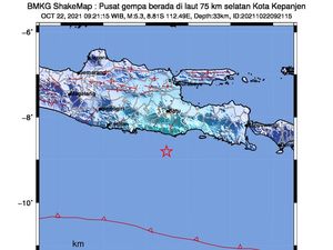 Gempa Malang M 5,3 Terasa Sampai Jember, Banyak Warga Keluar Rumah
