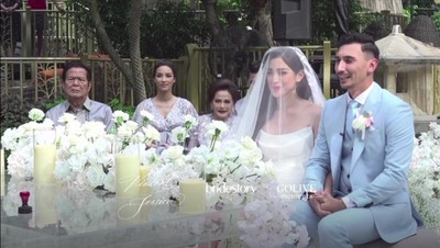 Potret Pernikahan Intim Jessica Iskandar dan Vincent Verhaag
