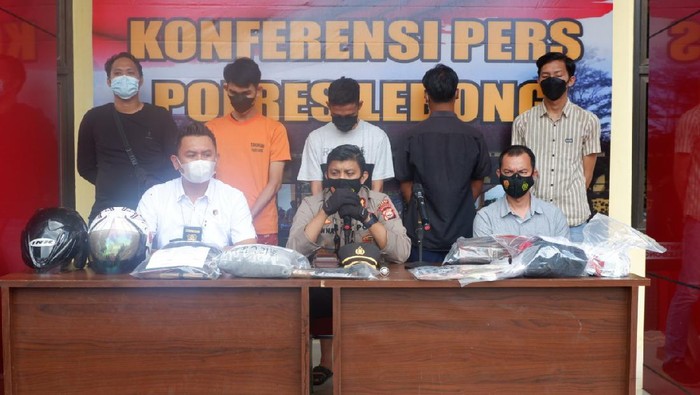 Konferensi pers penangkapan perampok di Bengkulu (dok. Istimewa)