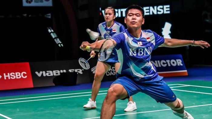 Praveen Jordan/Melati Daeva Oktavianti di Denmark Open 2021.