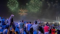 Riyadh Season diadakan di area seluas 5,4 juta meter persegi dan dibagi ke dalam 14 zona tematik. Foto: Instagram @riyadhseason