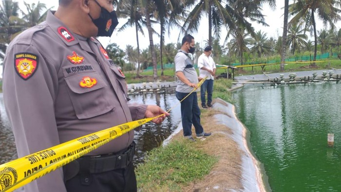 Seorang balita tewas tenggelam di tambak udang, Kulon Progo, Jumat (22/10/2021).