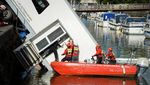 Waduh, Ada Truk Nyemplung di Pelabuhan Bristol Inggris