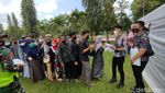 Antusiasme Warga Ciamis Ikuti Vaksinasi di Hari Santri Nasional
