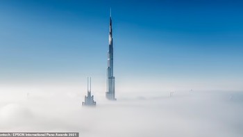 Fotografer Spanyol Sebastian Tontsch terpilih dalam kategori Open Built Environment untuk gambar Dubai yang menakjubkan ini. Foto: Epson International Pano Awards 2021
