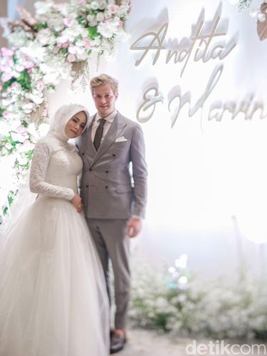 Foto Andita dan Marvin.