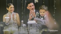Pada momen makan malam intim itu, El Barack juga menyampaikan ungkapan spesial untuk Jessica Iskandar dan Vincent Verhaag. Foto: dok. Instagram Bridestory