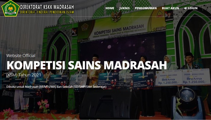 Kompetisi Sains Madrasah 2021