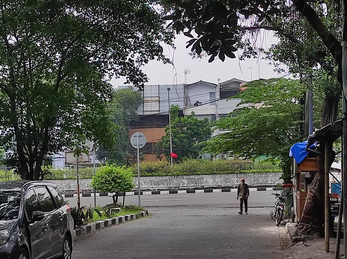 Lokasi pegawai Basarnas dibegal hingga tewas di Kemayoran, Jakarta Pusat.